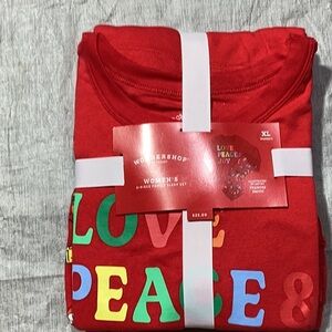 NWT Wondershop Women’s 2 piece family sleep set